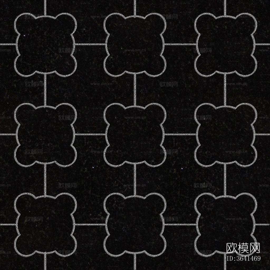 无缝花岗岩石材拼花地砖人行道路地面广场铺贴下载