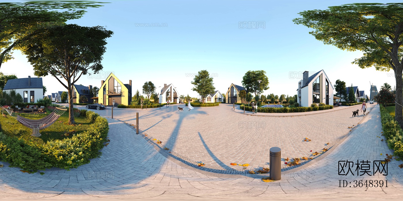 乡村街道HDR贴图下载