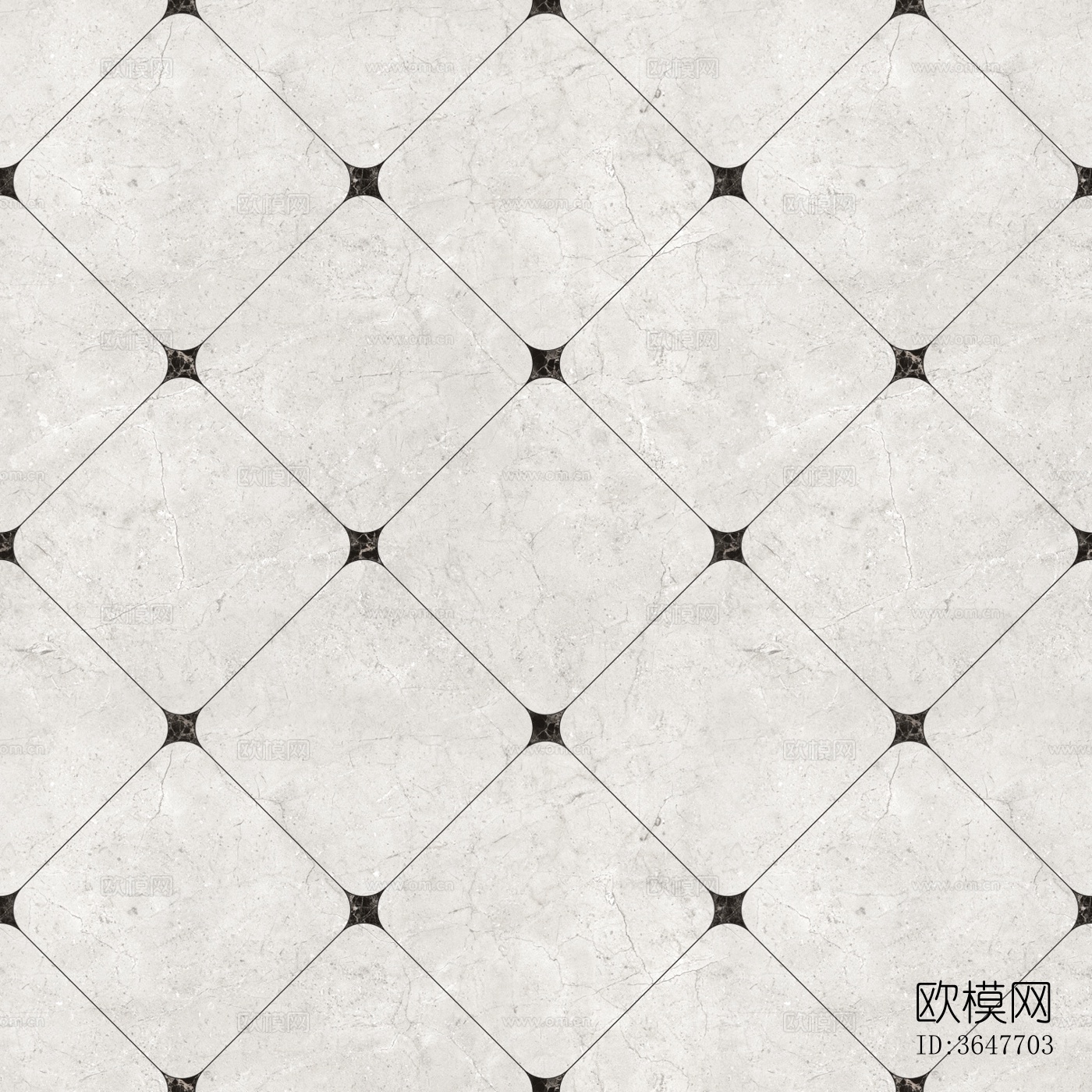 无缝浅灰大理石拼花贴图下载