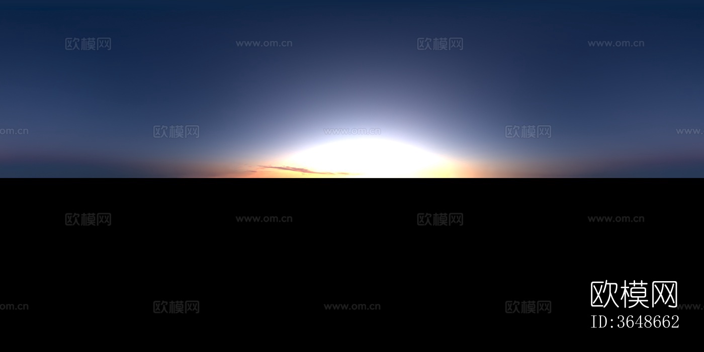 傍晚天空夕阳HDR贴图下载