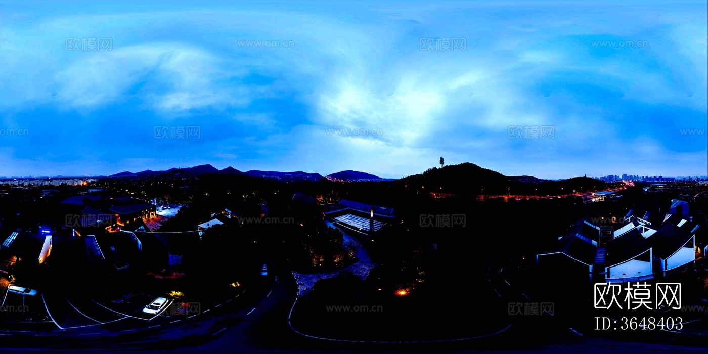 乡村傍晚外景HDR贴图下载