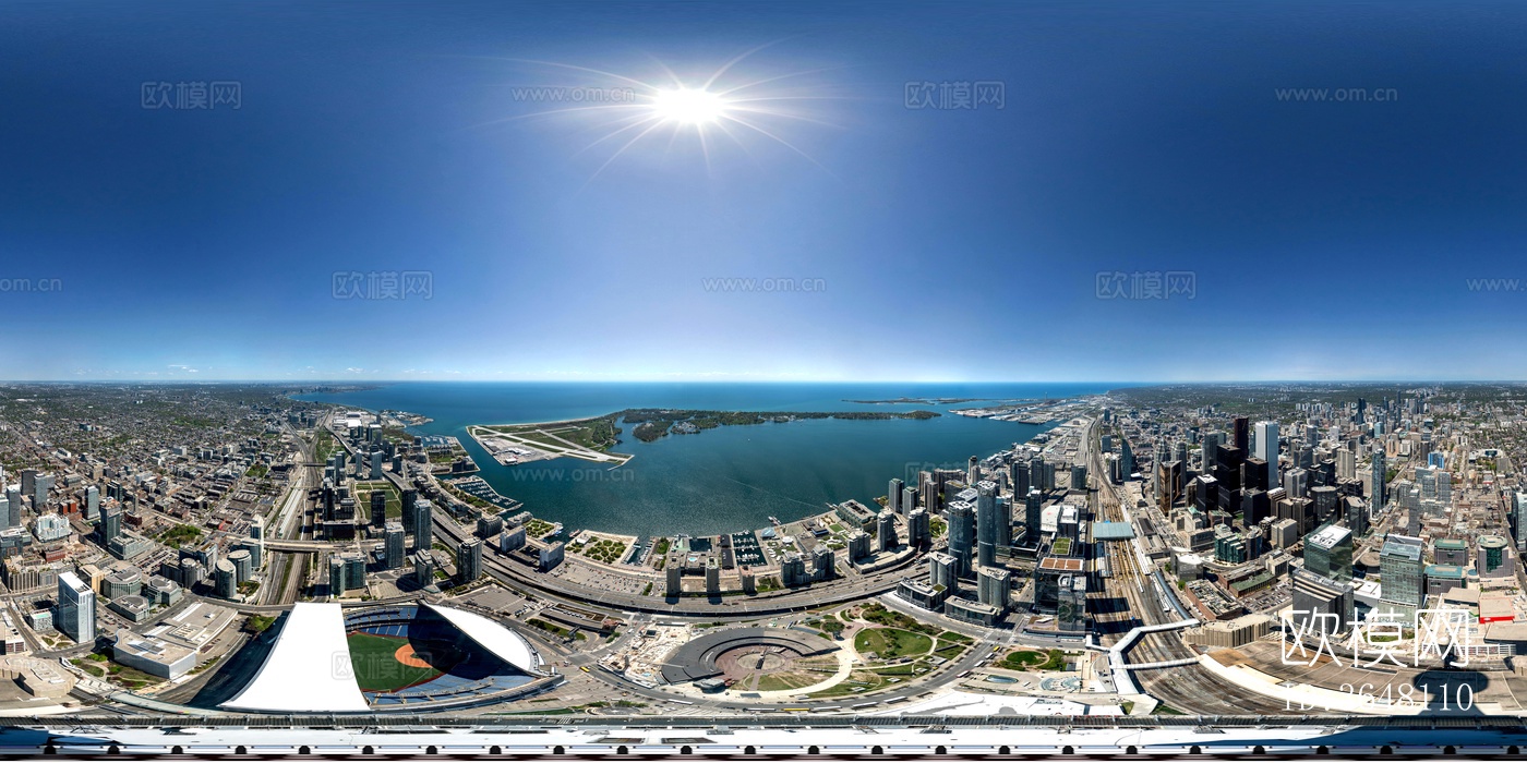 国际滨水城市中心贴图