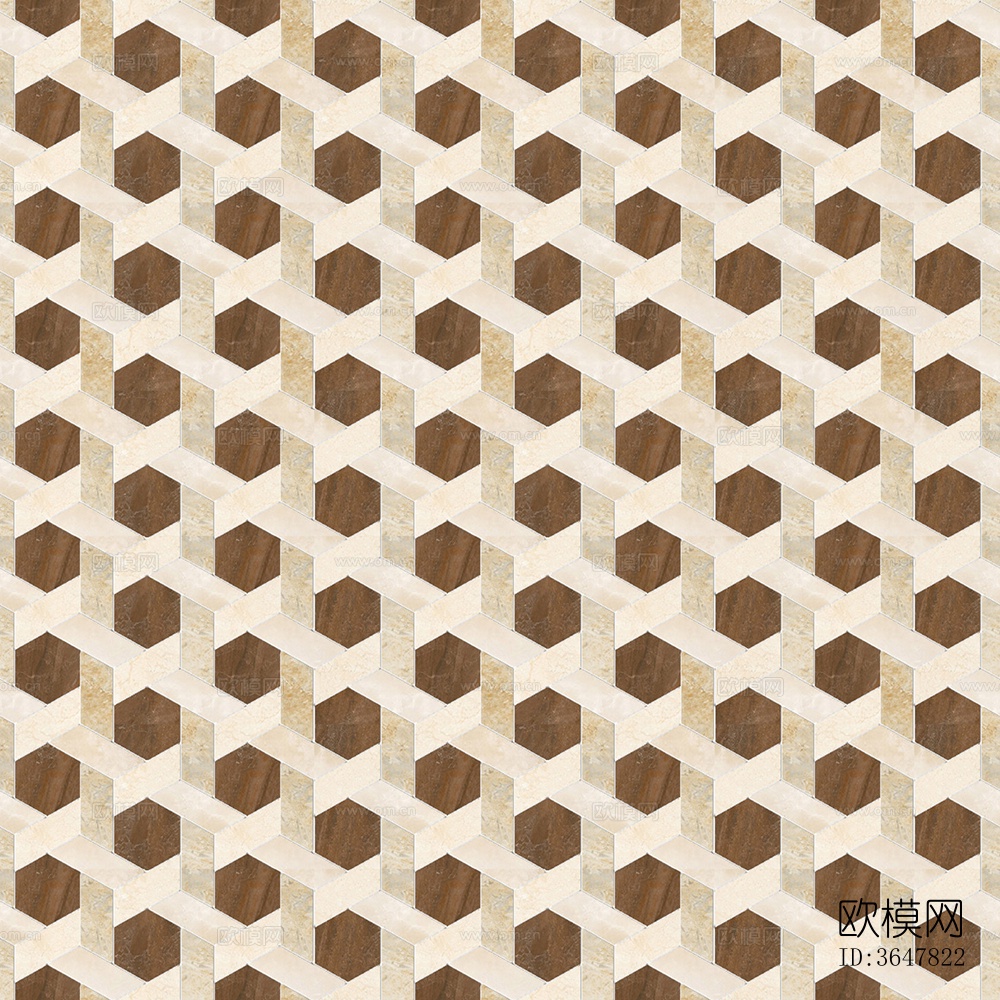 无缝现代米黄色大理石石材几何拼接拼花图案瓷砖地砖墙砖下载
