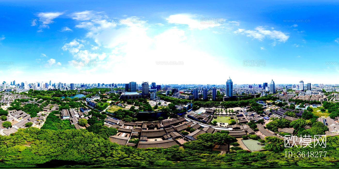 城市老城公园HDR贴图下载