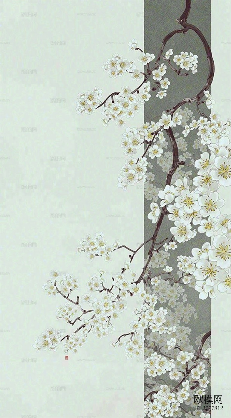 花鸟植物装饰画下载