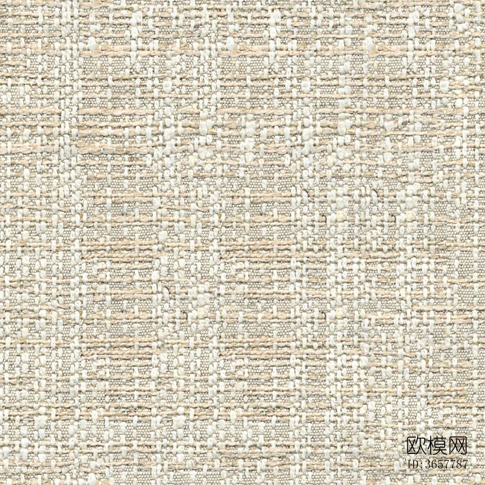 无缝米黄色针织肌理亚麻布纹布料沙发布粗布麻布面料下载