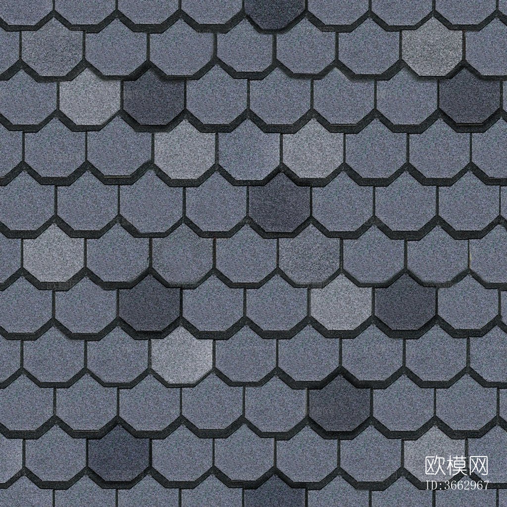 无缝灰色别墅建筑屋顶沥青瓦片下载