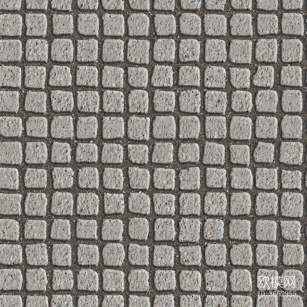 无缝灰色方形拼花地砖人行道路地面街道广场铺贴下载