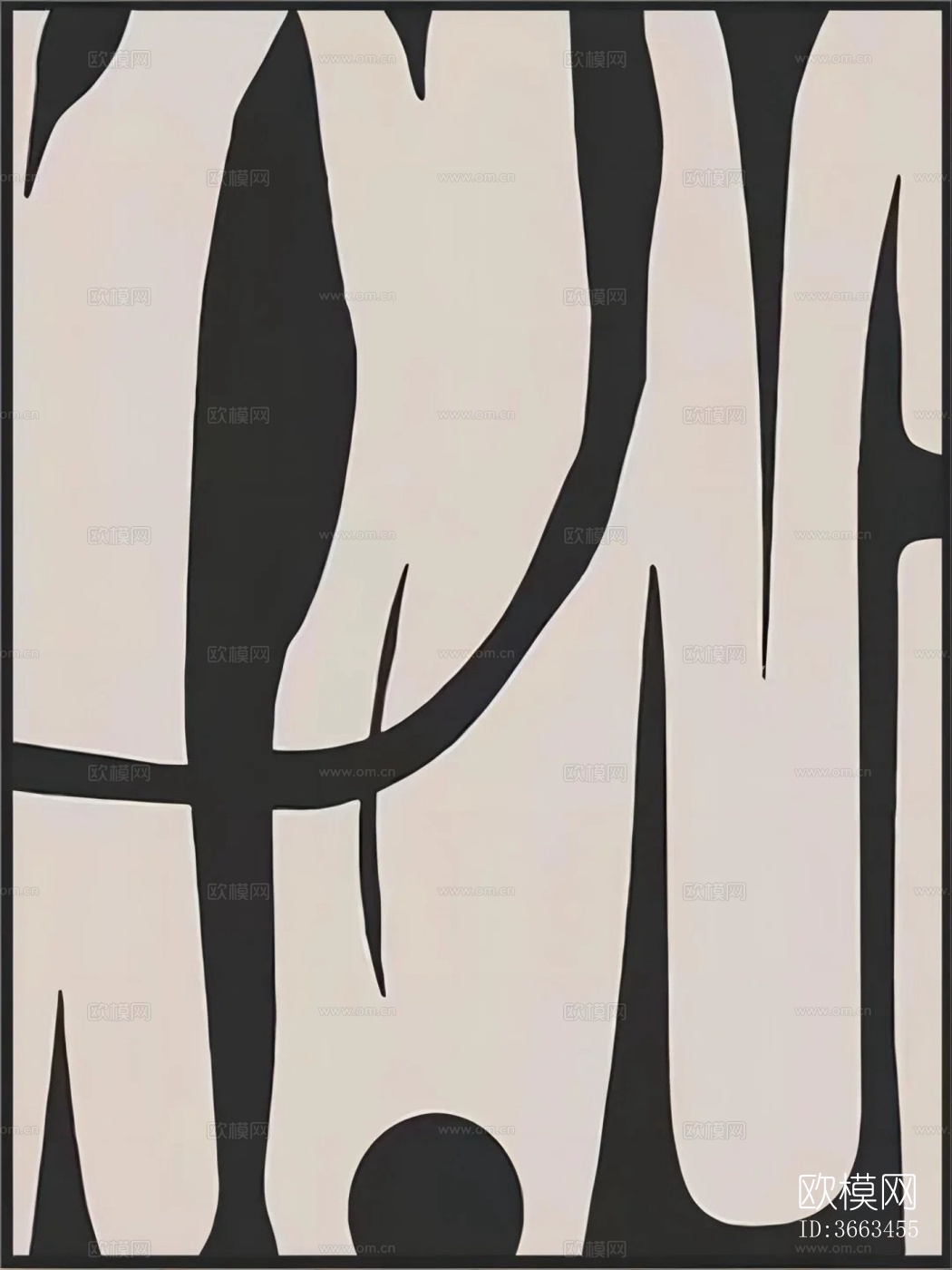 现代抽象挂画下载