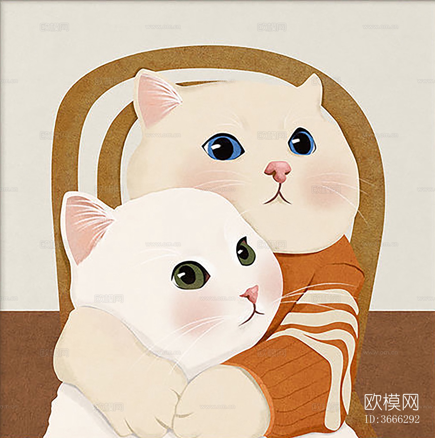 现代儿童装饰画_挂画贴图下载