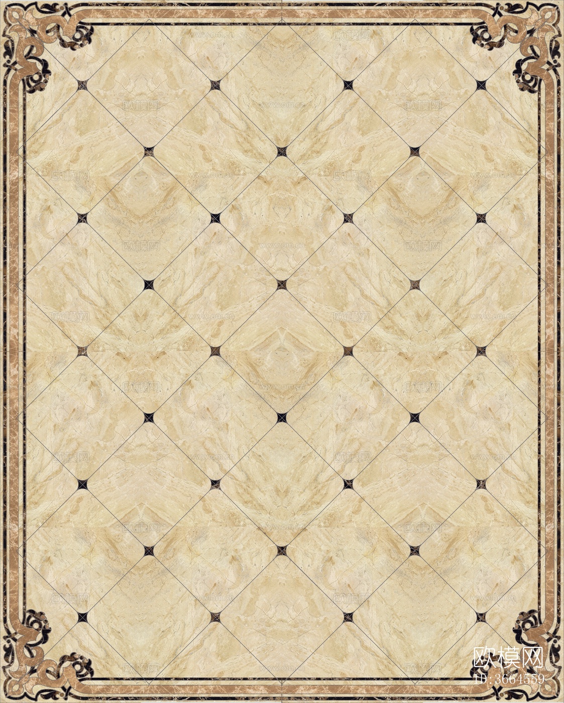 石材地面拼花下载