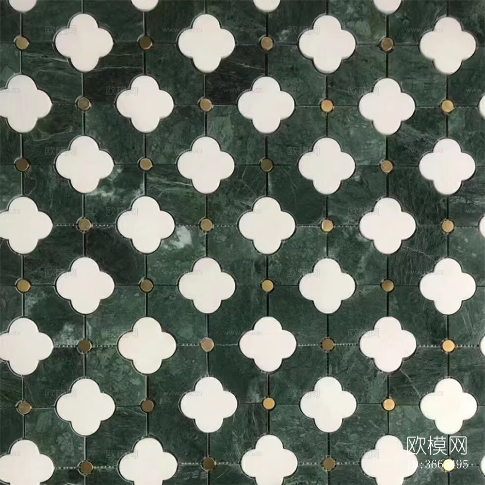 大理石马赛克拼花绿色贴图下载