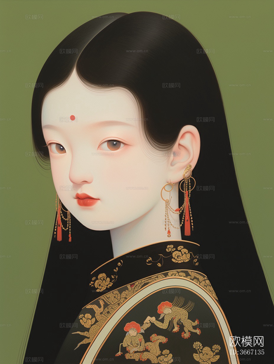 二次元卡通动漫人物装饰画贴图下载