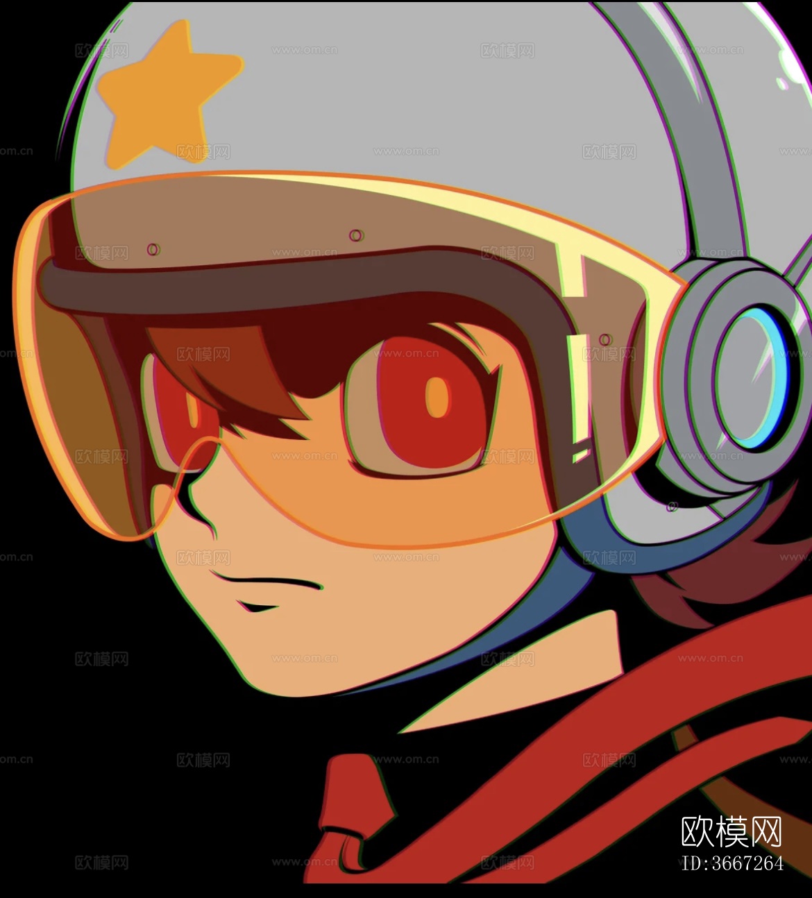 卡通动漫人物装饰画贴图下载