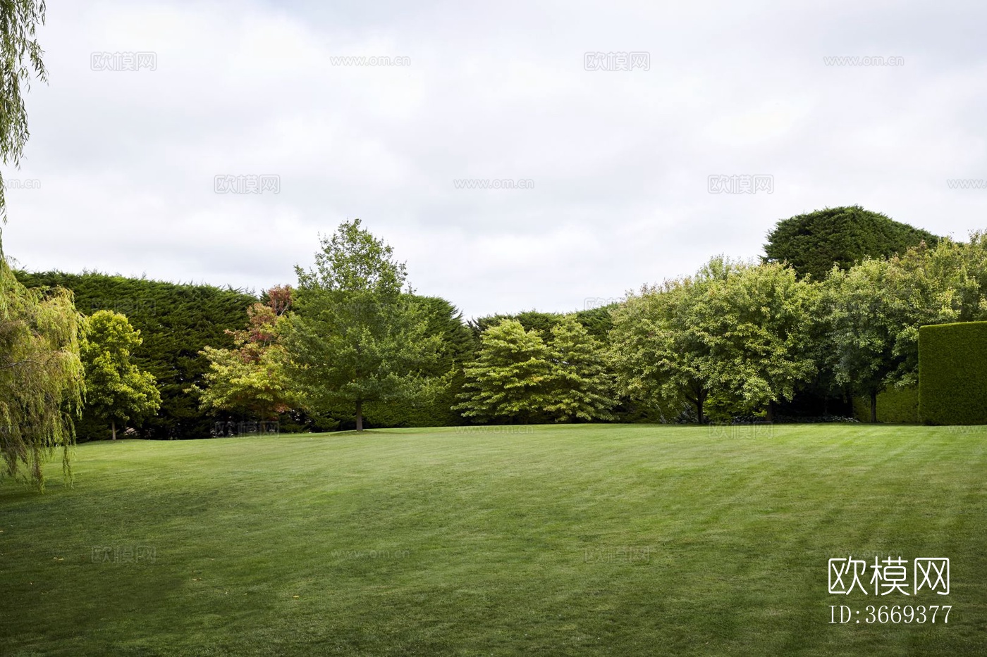 别墅花园后院庭院外景贴图下载