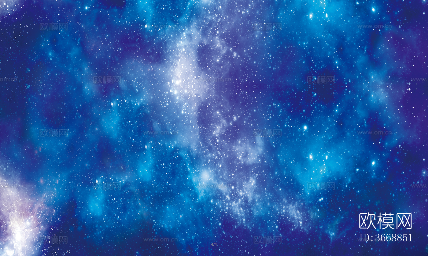 现代蓝色星空壁纸下载