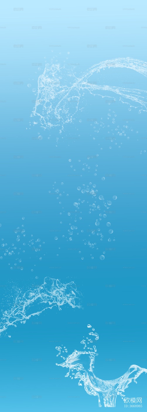 现代水纹水花贴图