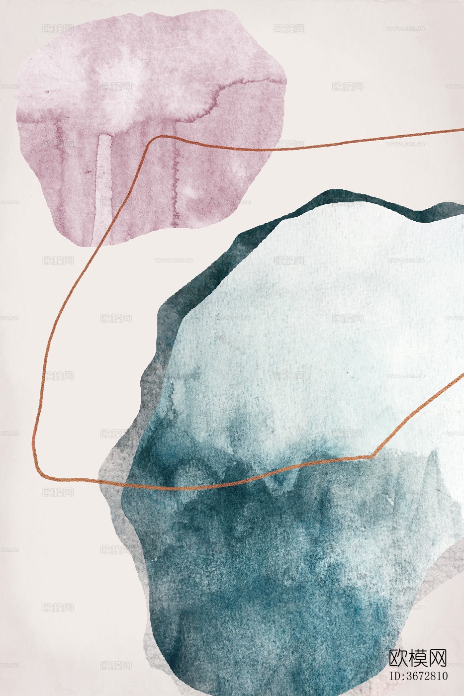 超清现代简约装饰画贴图下载