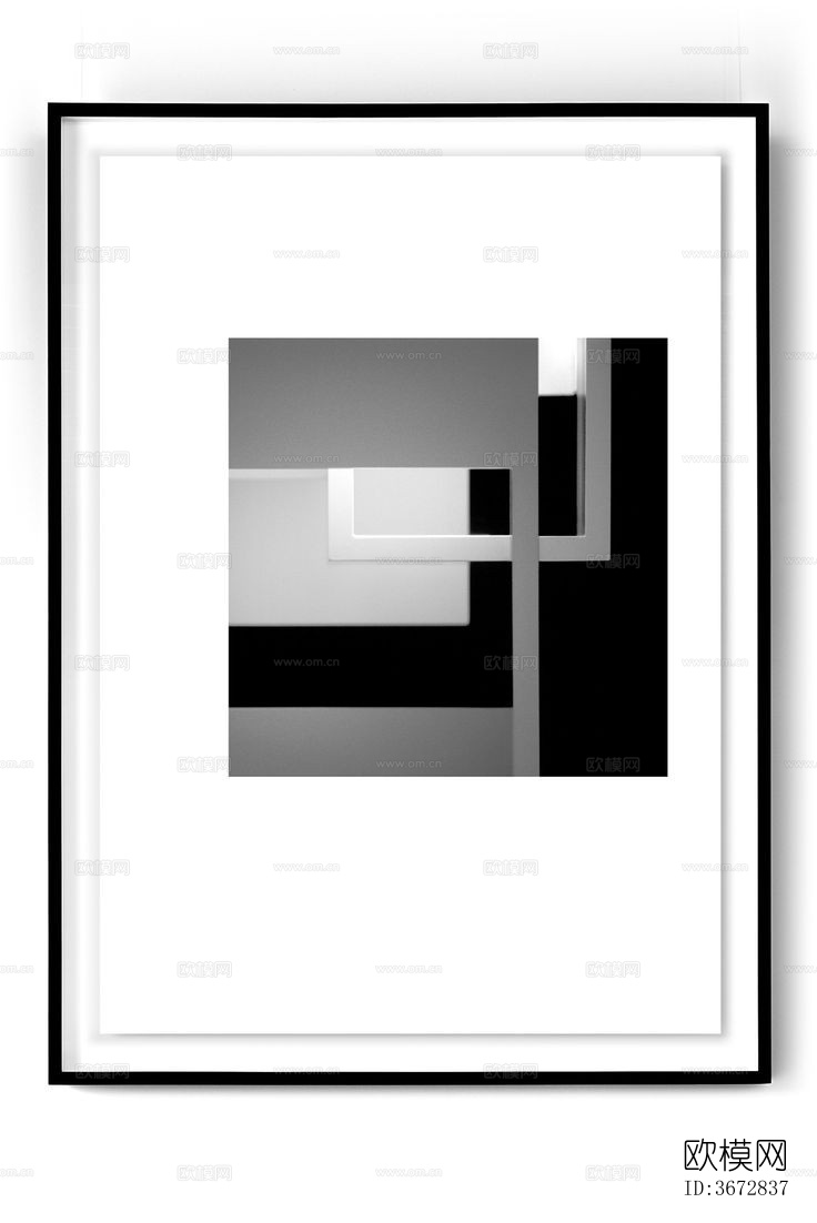 超清现代简约装饰画贴图下载