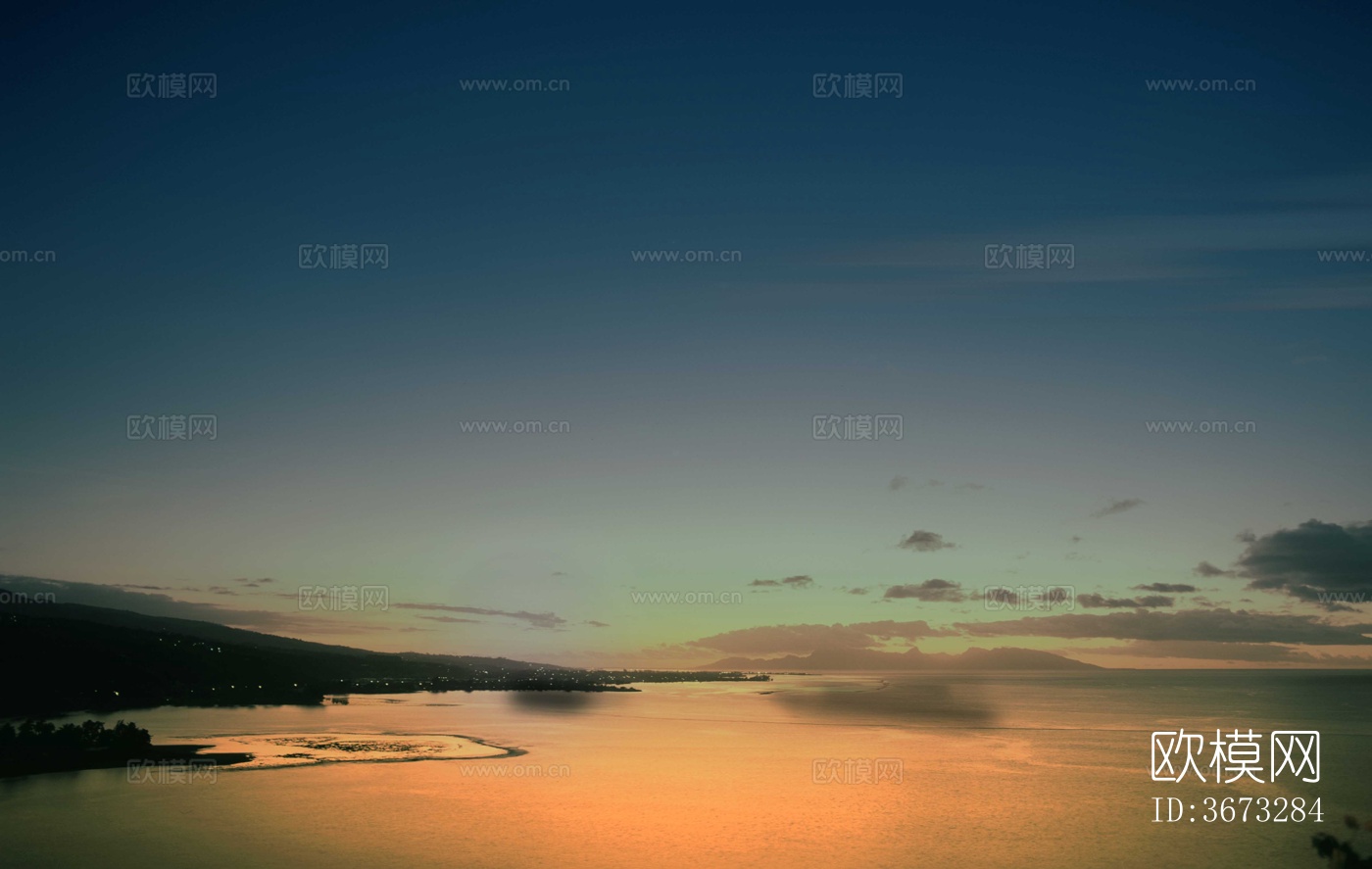 黄昏夕阳天空 傍晚晚霞外景天空下载