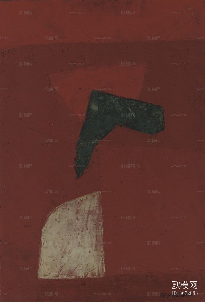 超清现代简约装饰画贴图下载