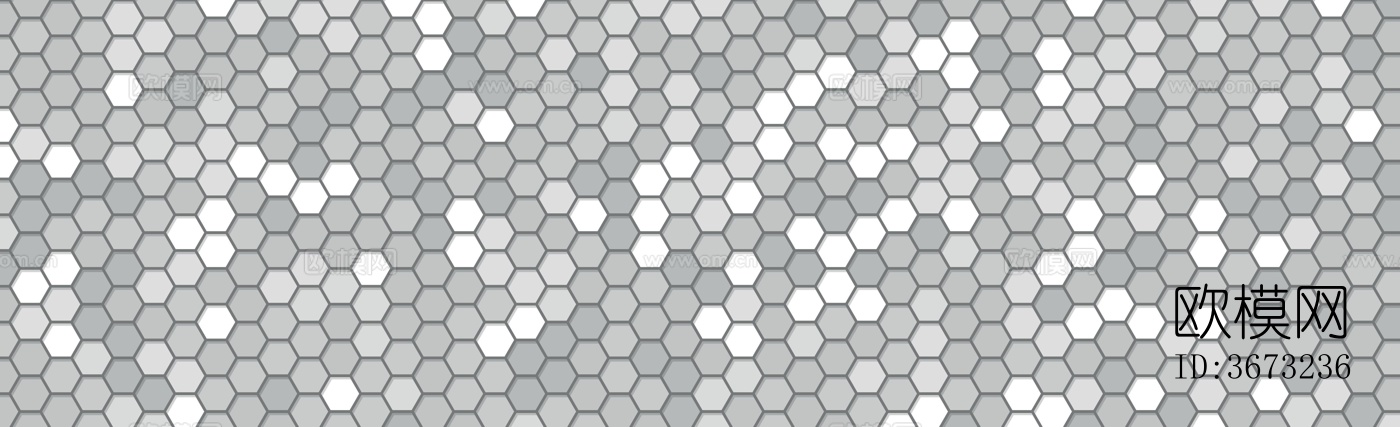 六边形凹凸背景 六边形马赛克 黑白灰马赛克下载