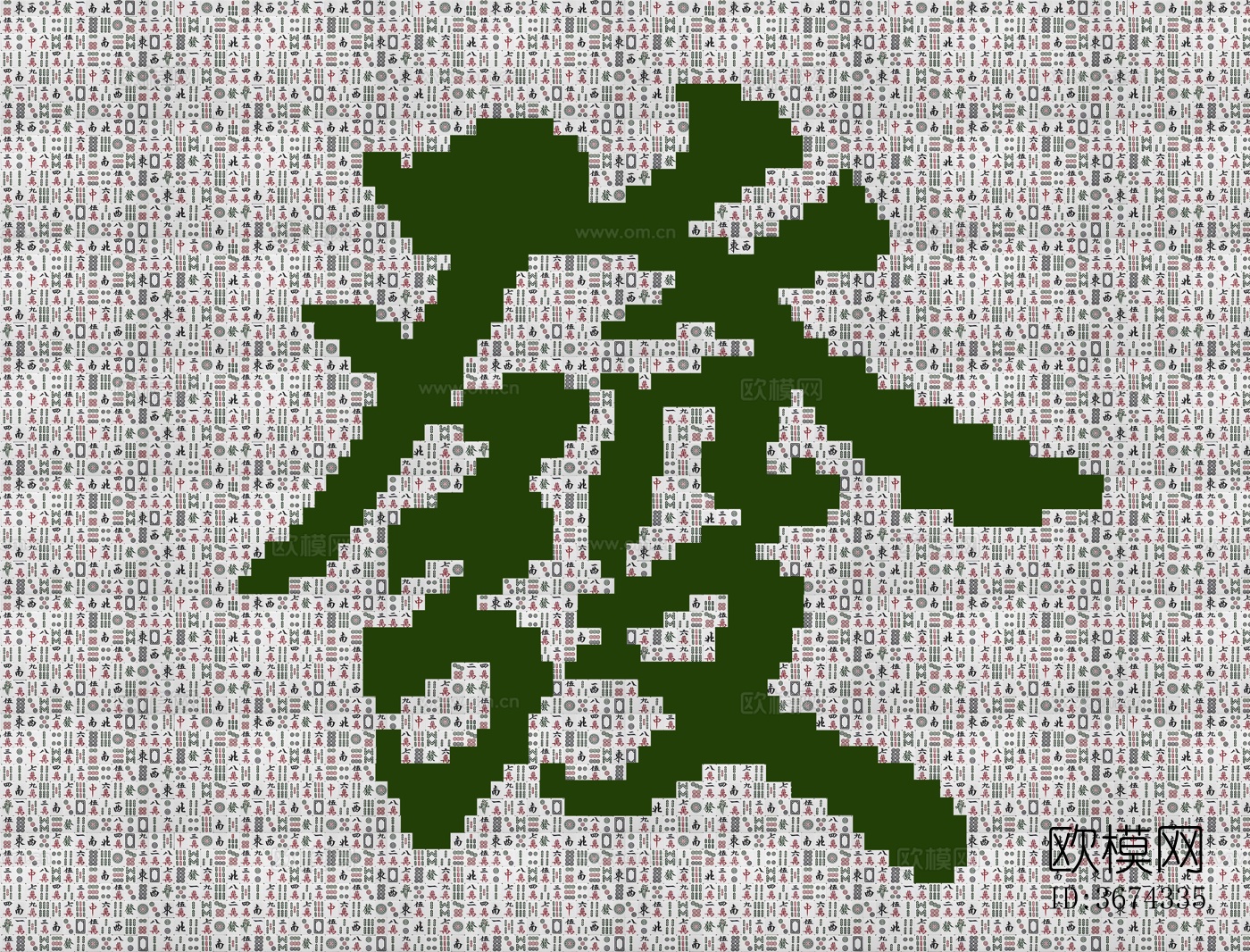 棋牌室背景墙下载