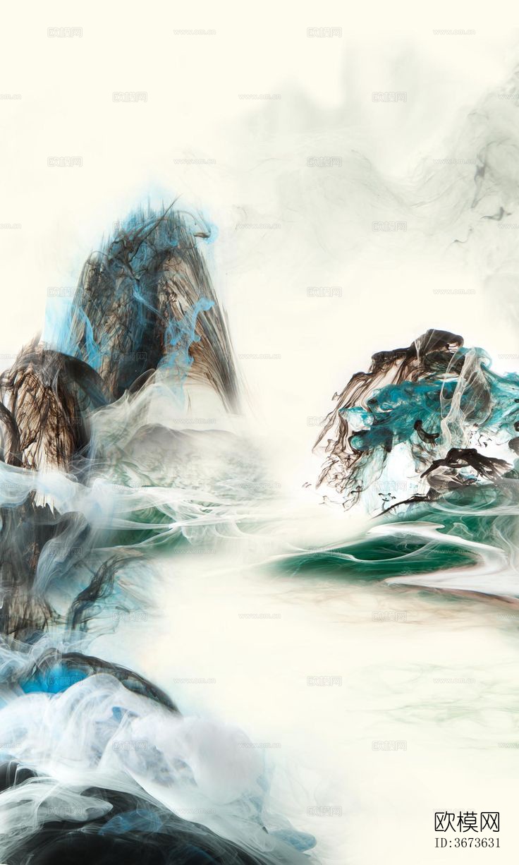 超清中式装饰画贴图下载