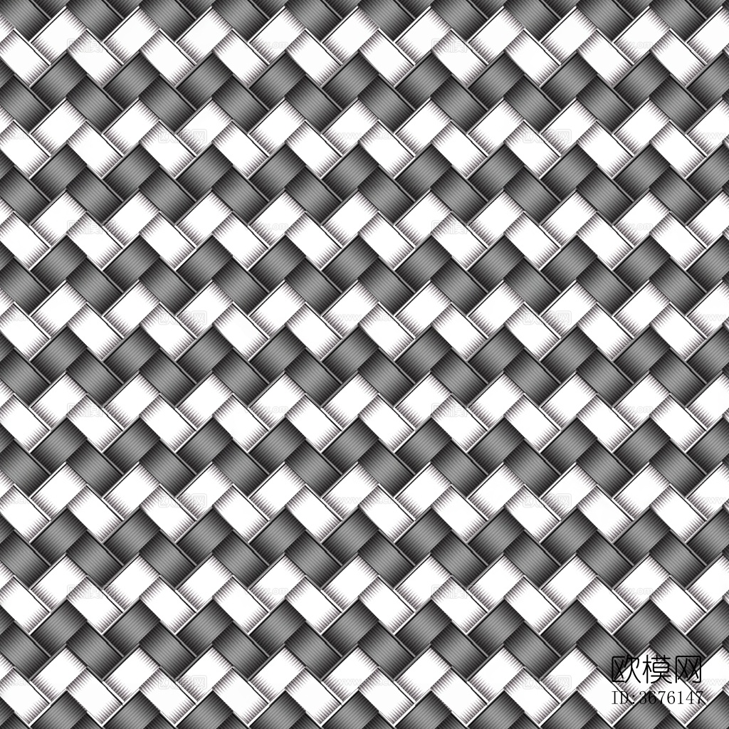 无缝编织品黑白凹凸贴图下载