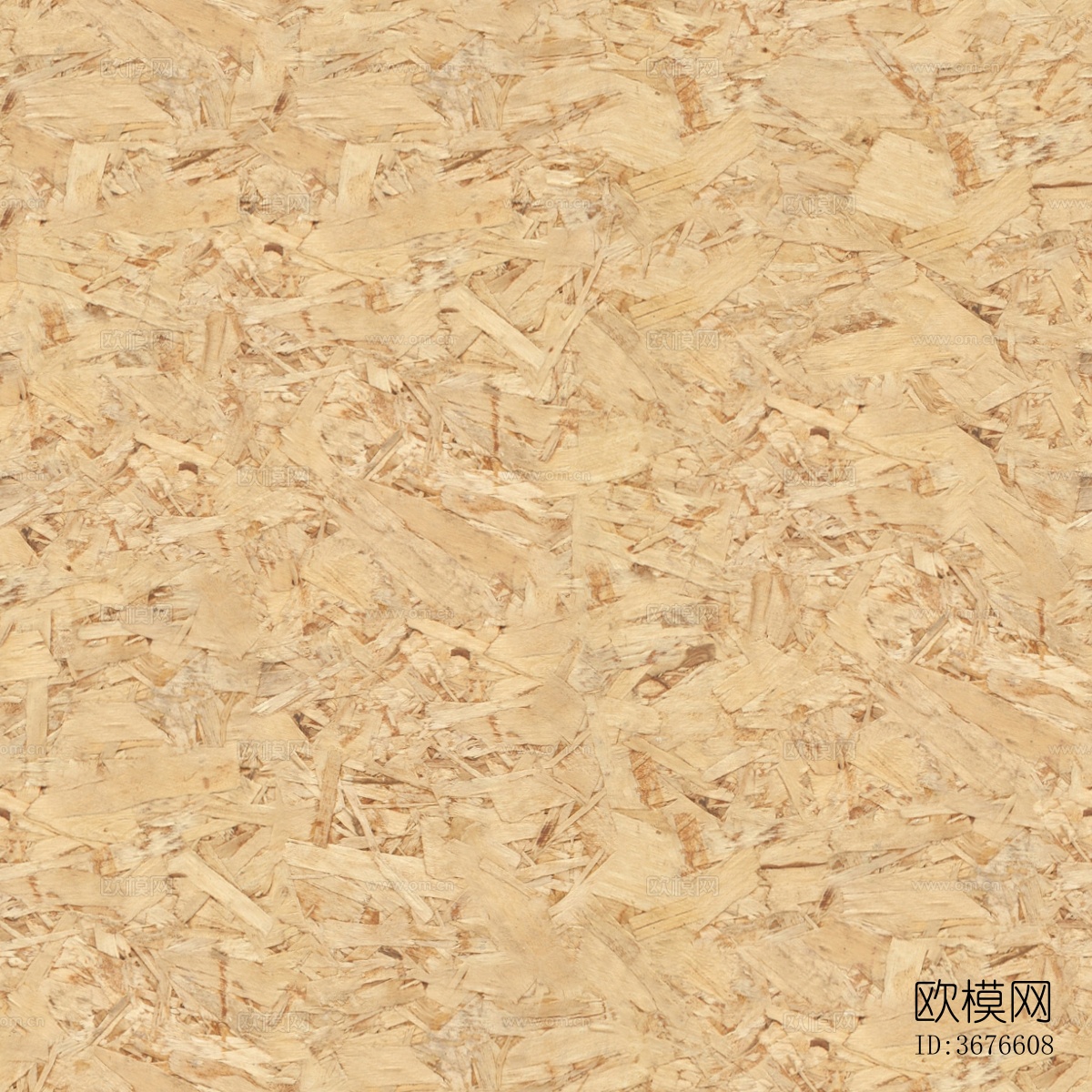 无缝刨花板欧松板禾香板下载（渲染图2）