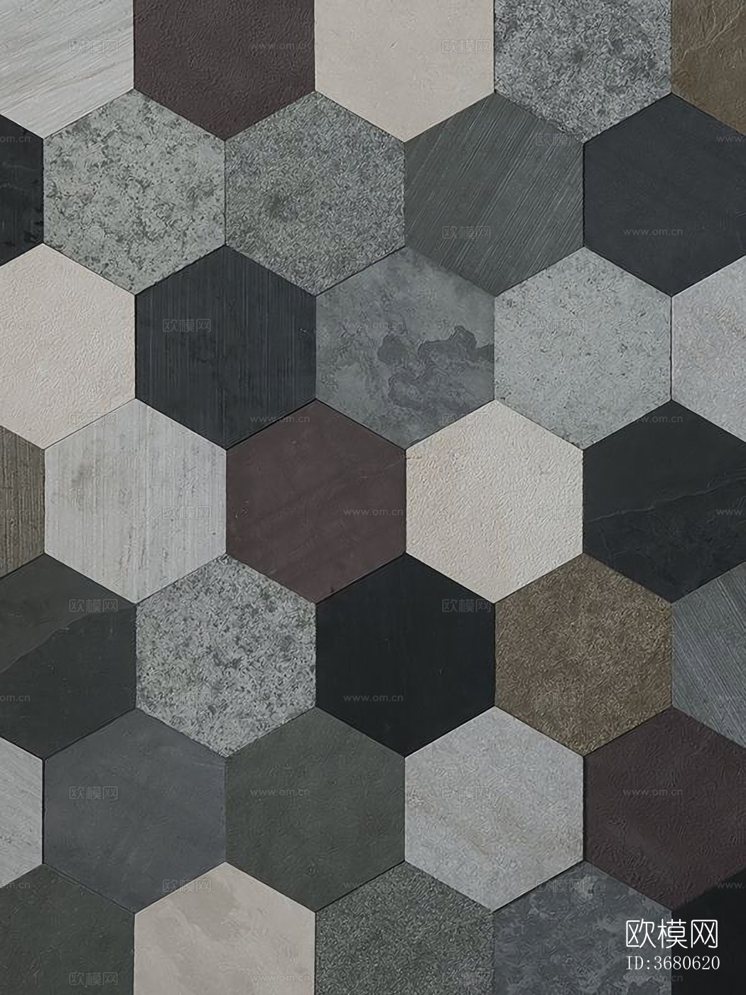 六边形大理石拼花下载
