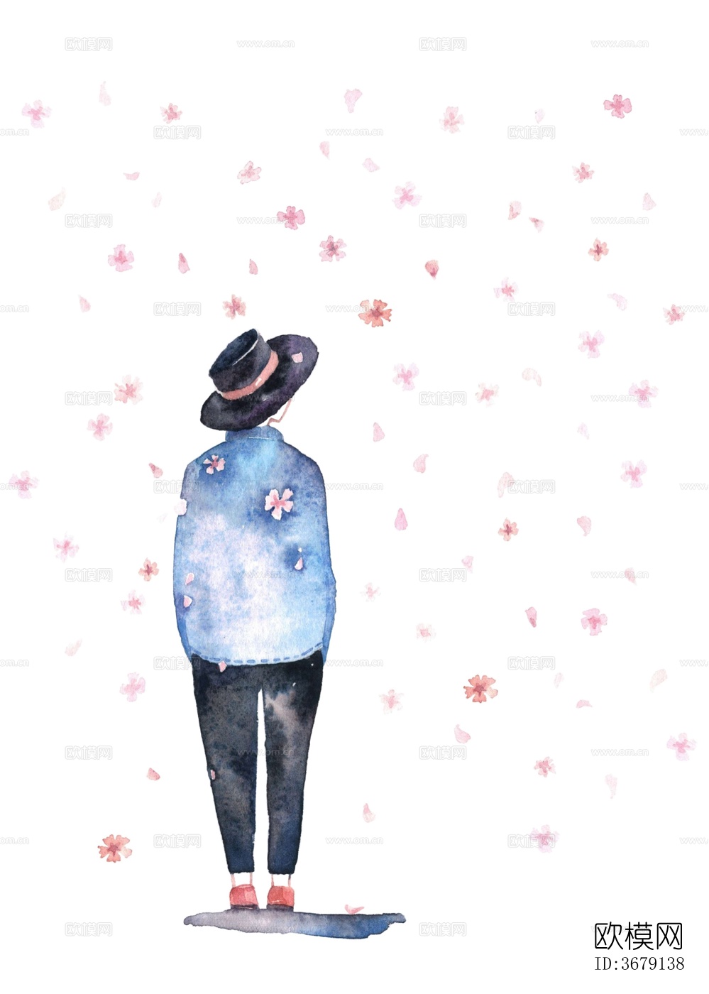 人物装饰画下载