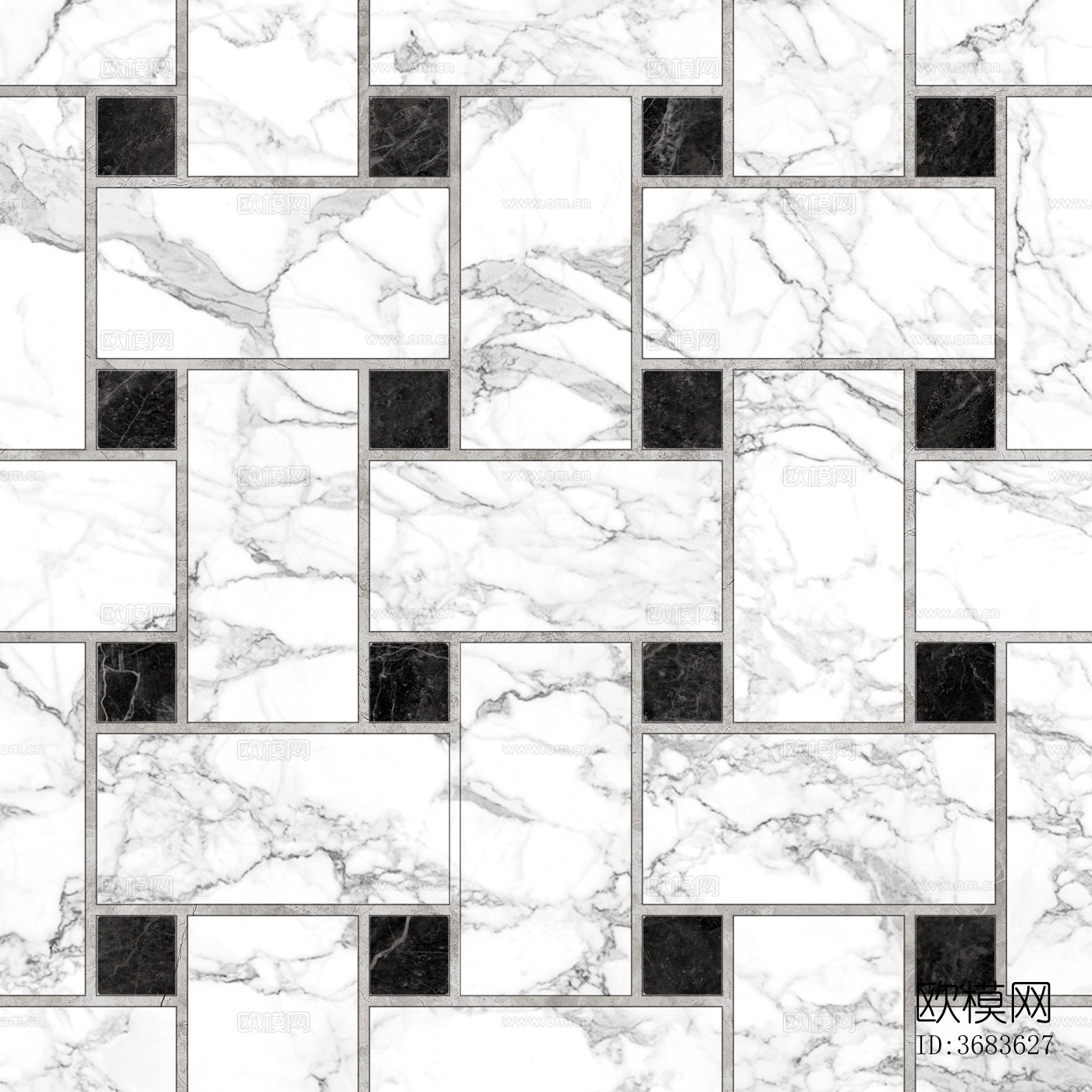 现代简约石材拼花贴图下载