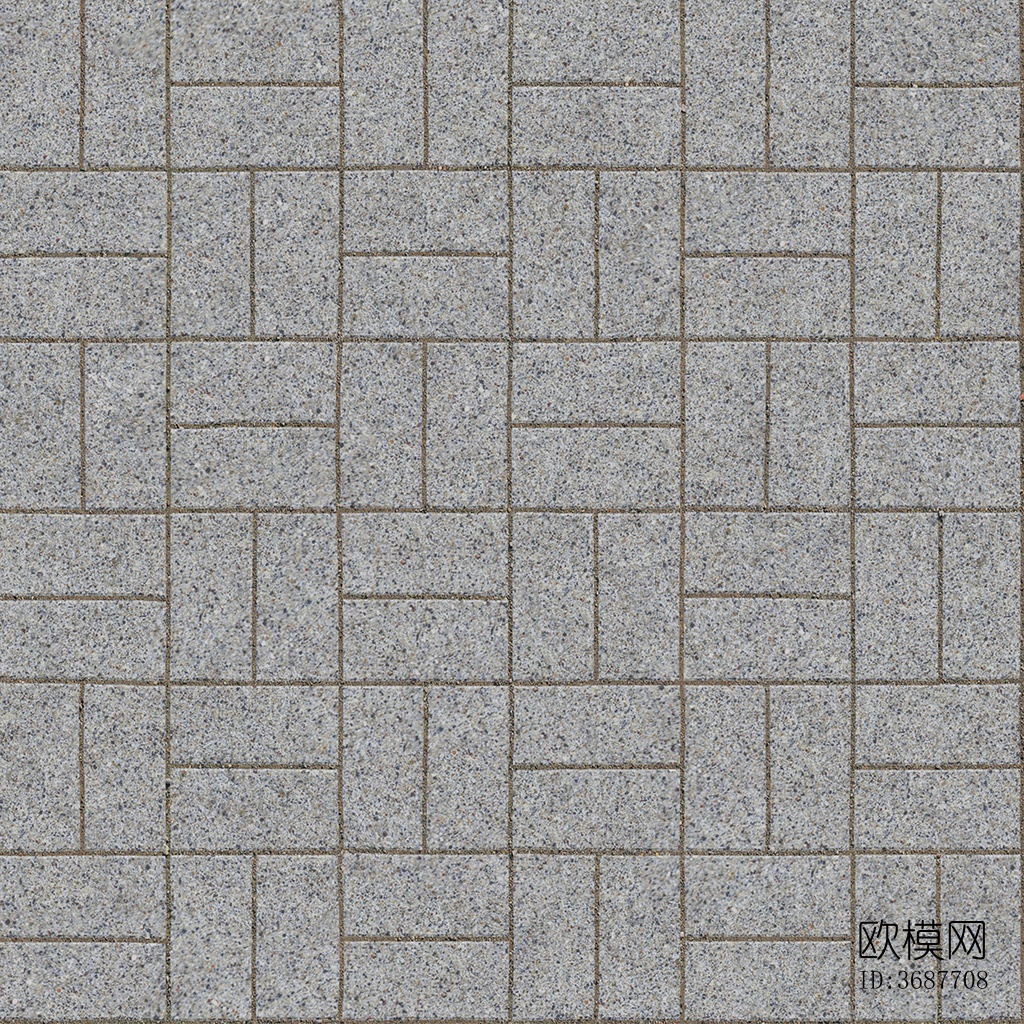 无缝拼花水泥地砖人行道路地面广场铺贴下载