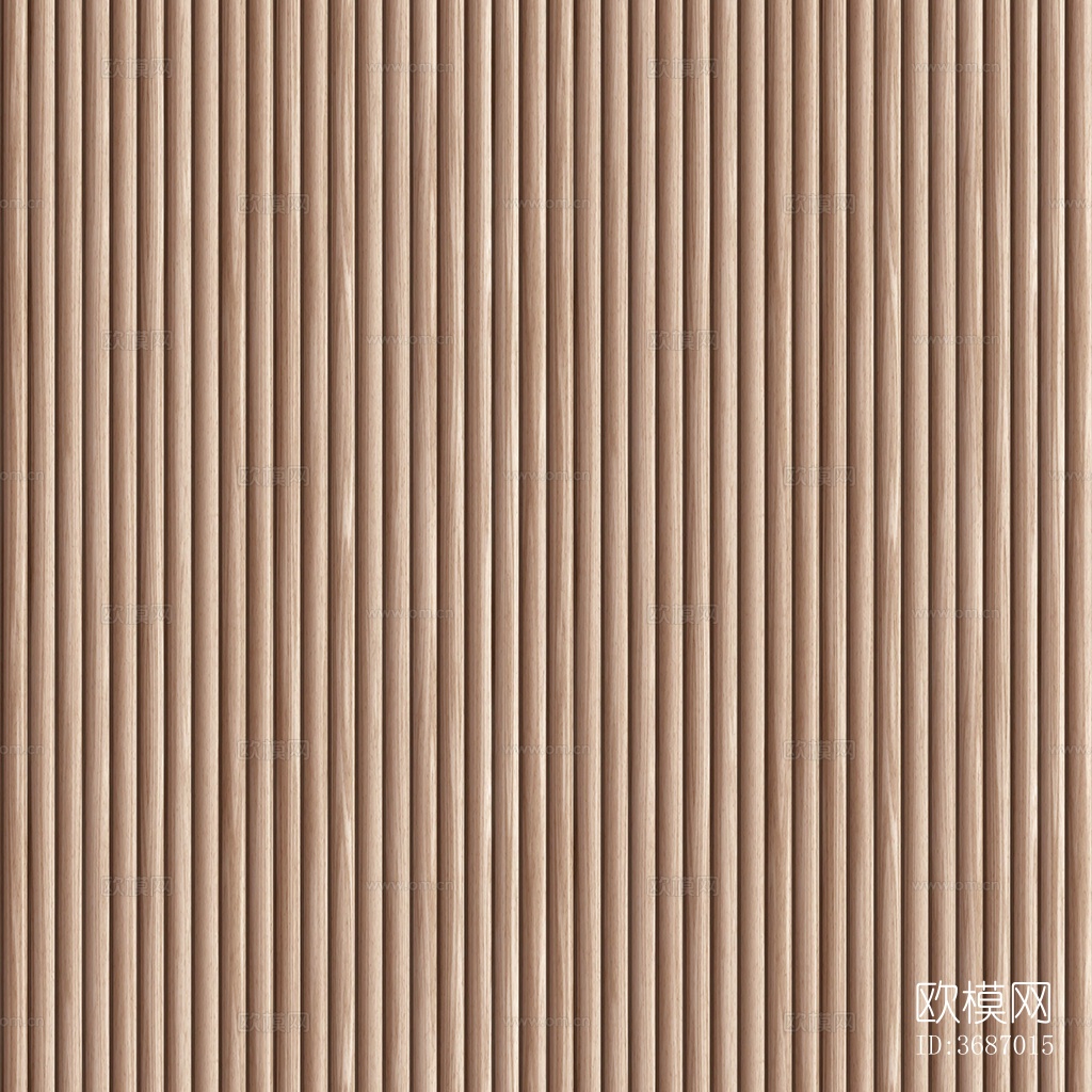 无缝原木色实木纹木饰面木格栅造型背景墙面下载
