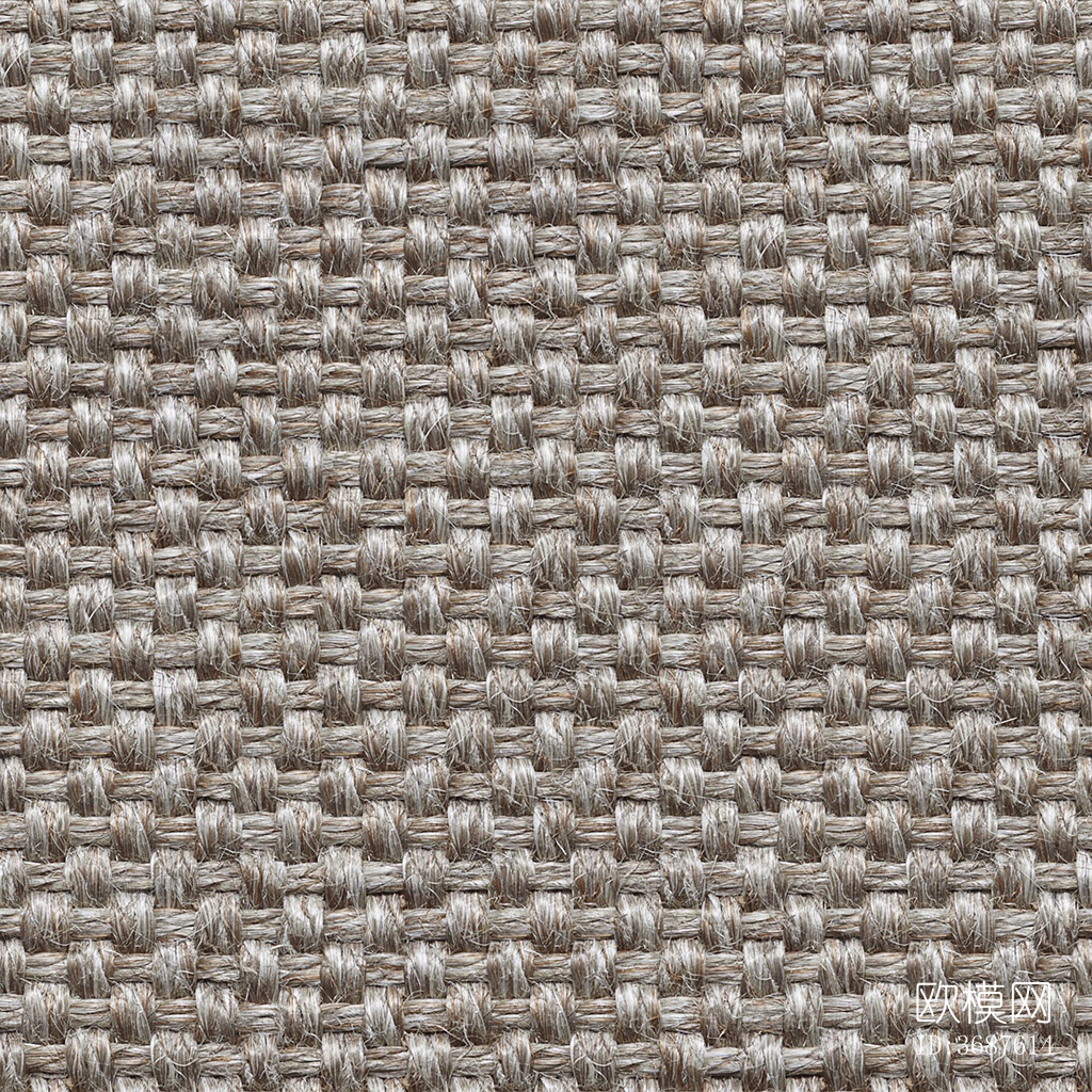 无缝日式侘寂茶室灰色草编亚麻剑麻黄麻编织地毯地垫下载