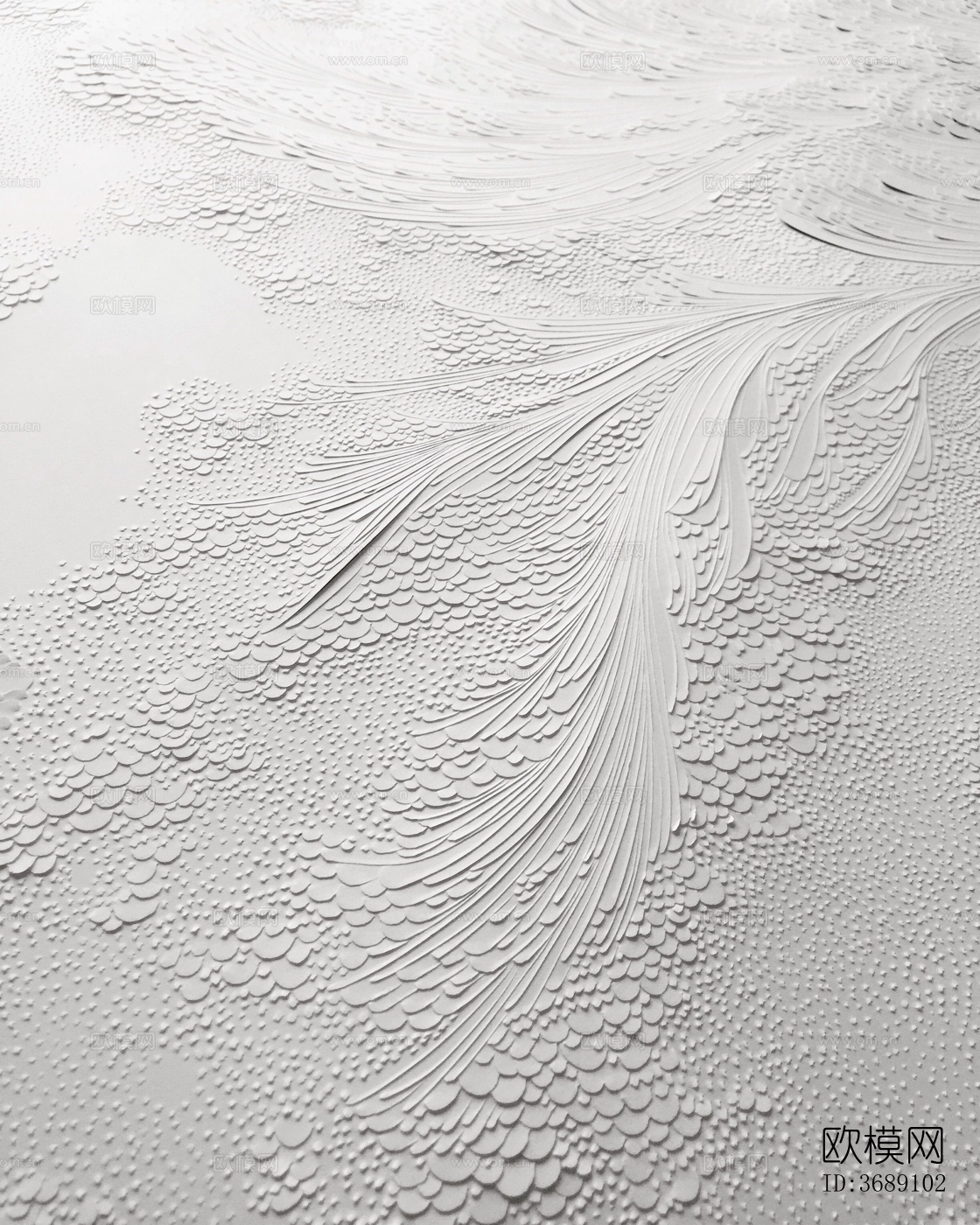 白色浮雕贴图下载