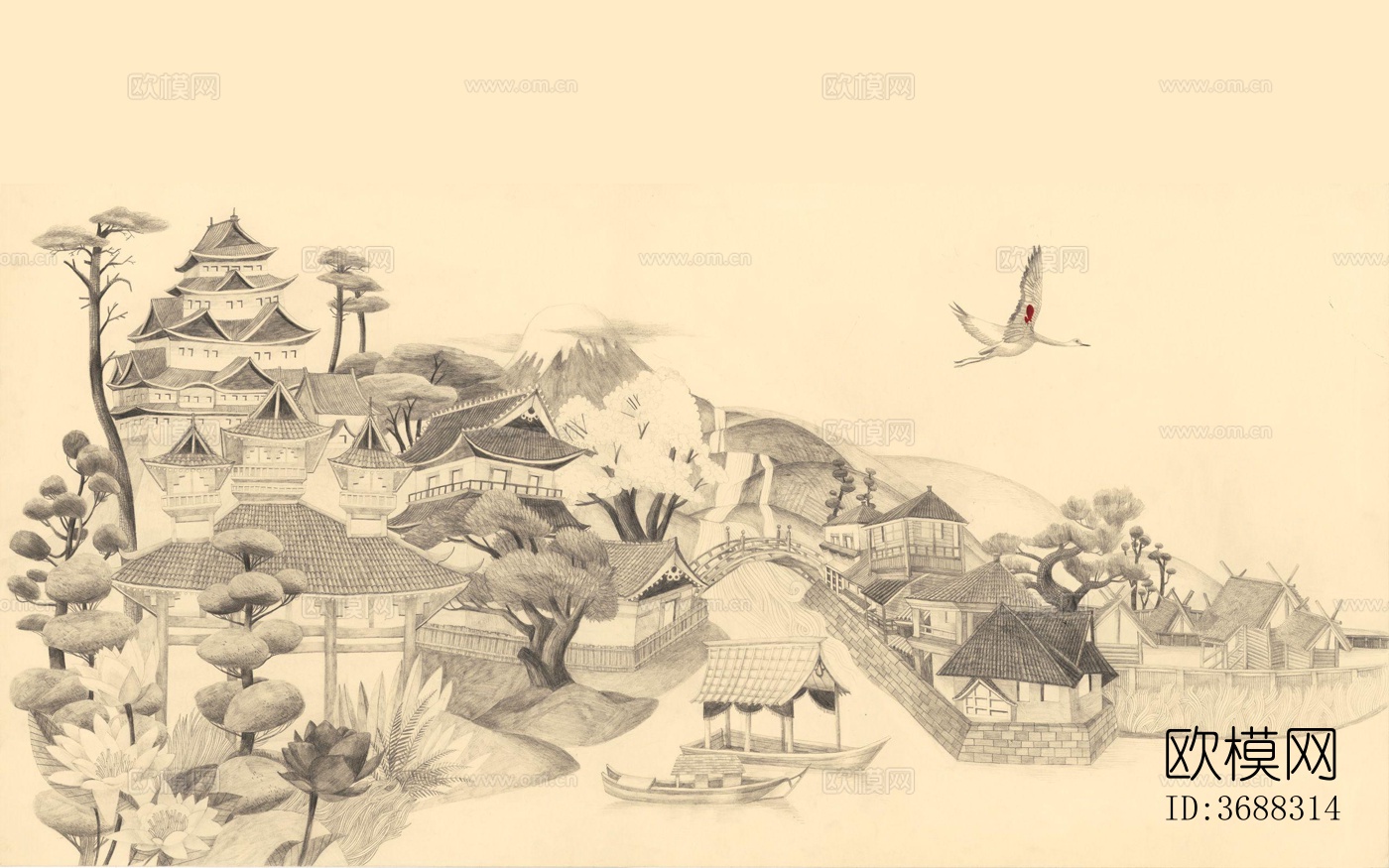 墙画 壁画 装饰画下载