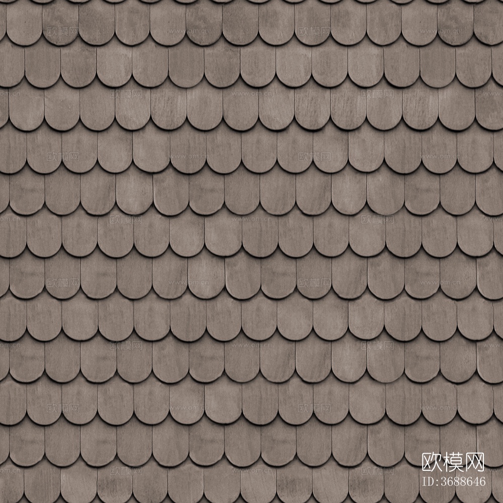 无缝做旧别墅建筑屋顶防腐木瓦片下载