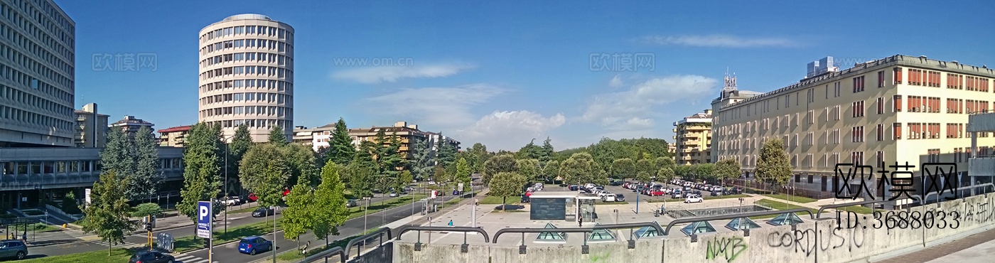 市区城市广场建筑乡村景观风景下载