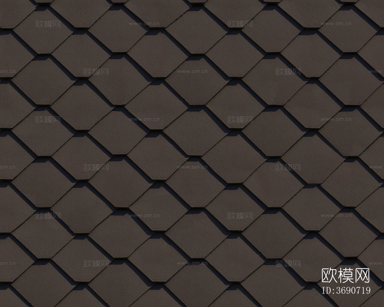 无缝棕色别墅建筑屋顶中式仿古石板瓦片下载