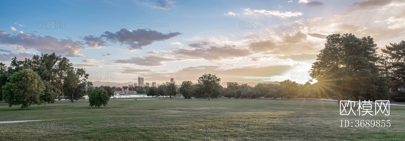 城市草地外景贴图下载