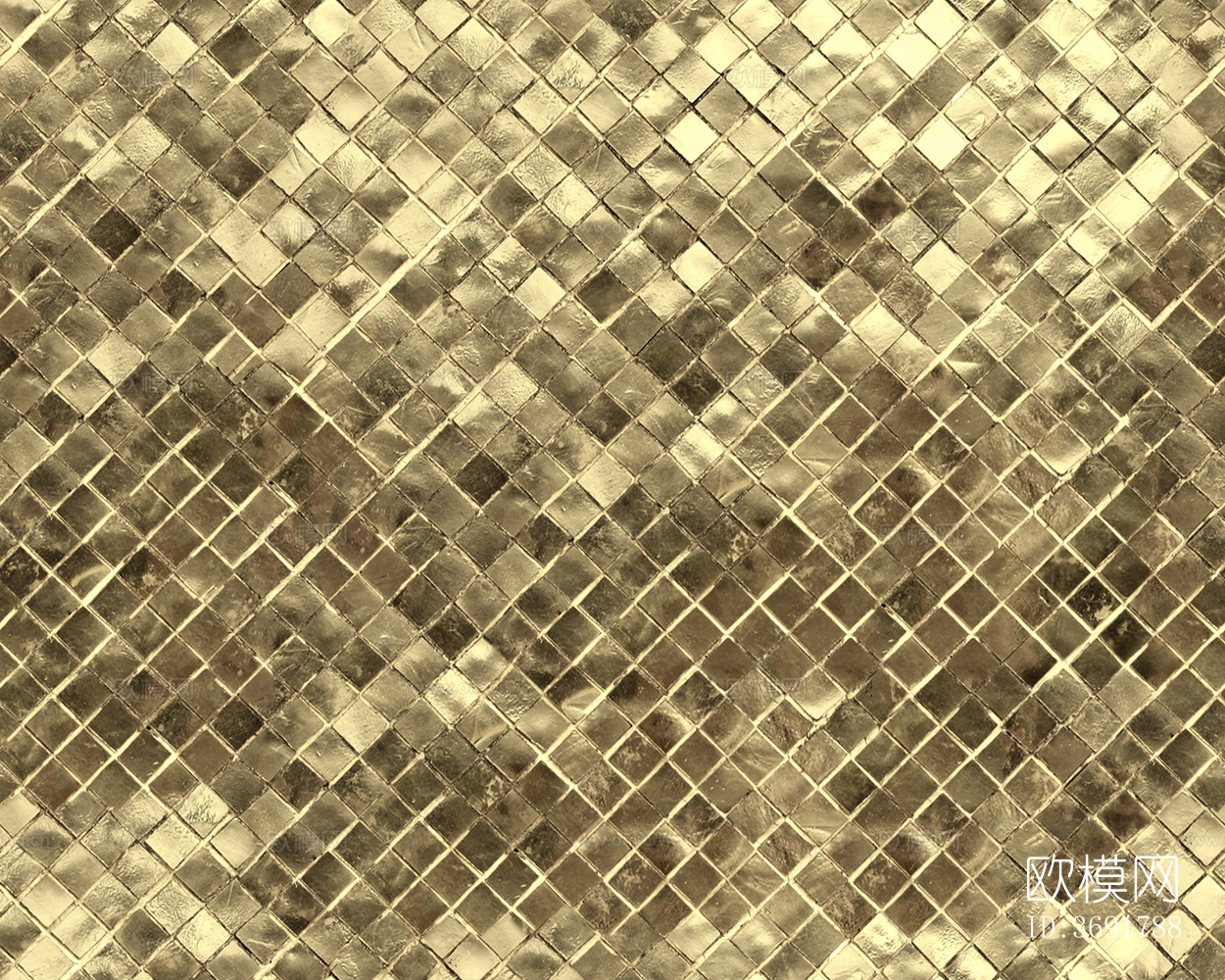 无缝香槟金色不锈钢马赛克黄铜金属板下载