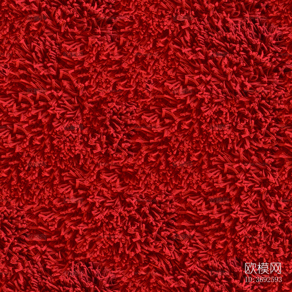 无缝现代酒店办公室红色长毛绒满铺地毯地垫下载