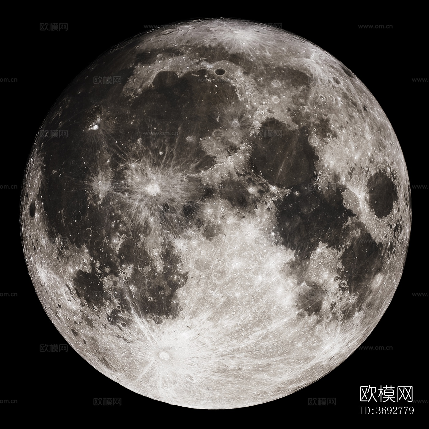 月球表面月球陨石坑月亮外星球发光月亮