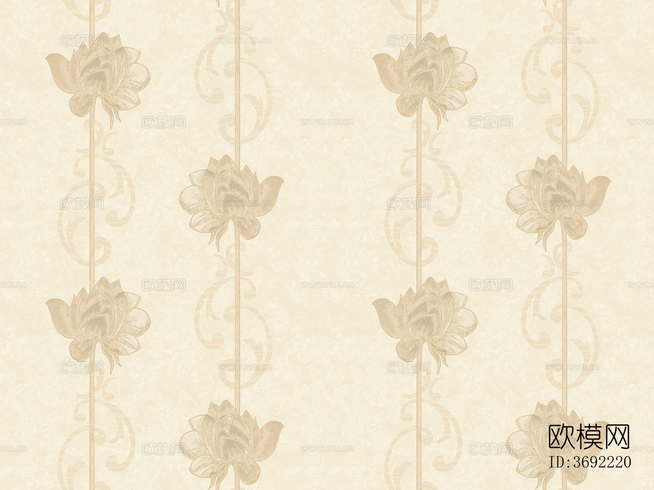 无缝现代欧式植物花纹图案墙纸壁纸壁布下载