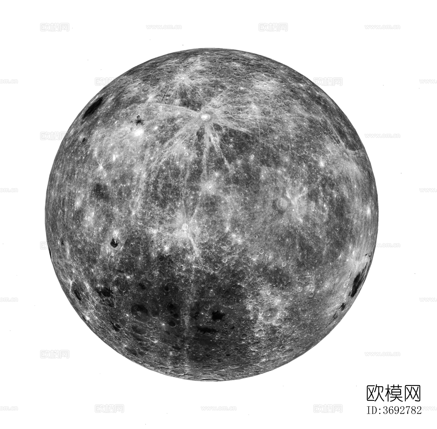 月球表面月球陨石坑月亮外星球发光月亮