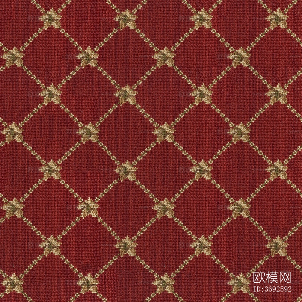 无缝现代酒店办公室红色几何图案满铺地毯地垫下载