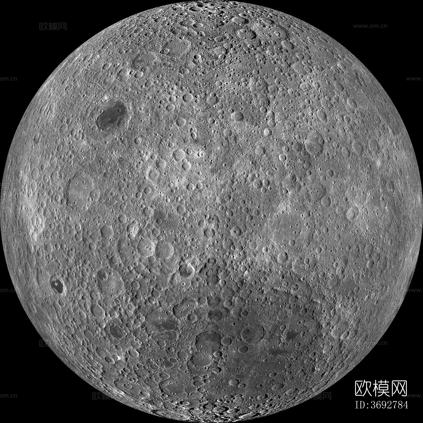 高清月球表面月球陨石坑月亮外星球发光月亮