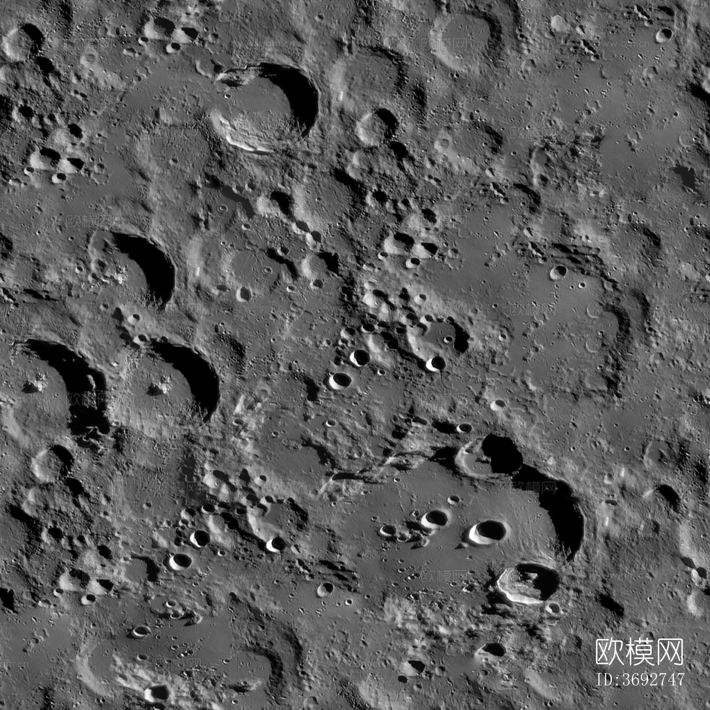无缝月球表面贴图无缝月球陨石坑贴图月球陨石坑黑白凹凸下载